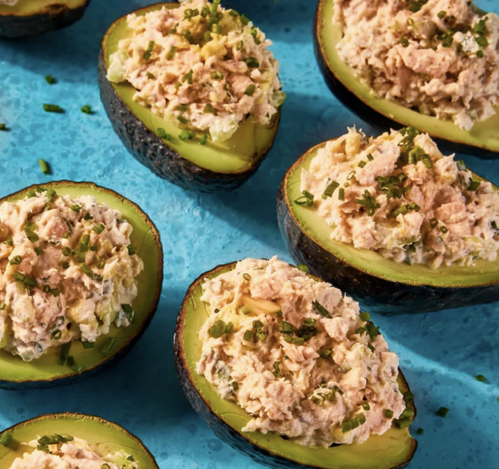 Salmon-Stuffed Avocados